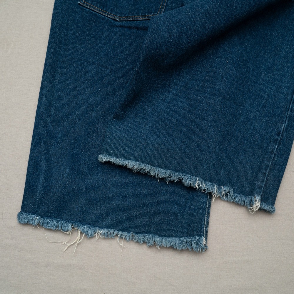 Vintage JNCO Dark Wash Denim Mega Baggy Jeans 13.5 Leg Opening Modified Pants 38 - Picture 9 of 10
